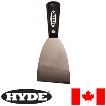 Hyde 3" Flexible Black & Silver Stainless Steel Joint Knife (2350)