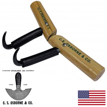 C.S. Osborne Coffee Hooks, Pair,  Left & Right Hand (292-O)