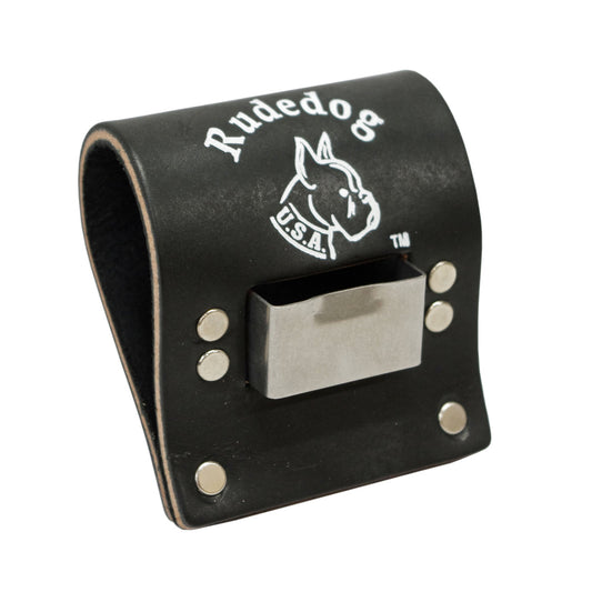 Rudedog US-Made Black Leather Impact / Tape Holder (3015)