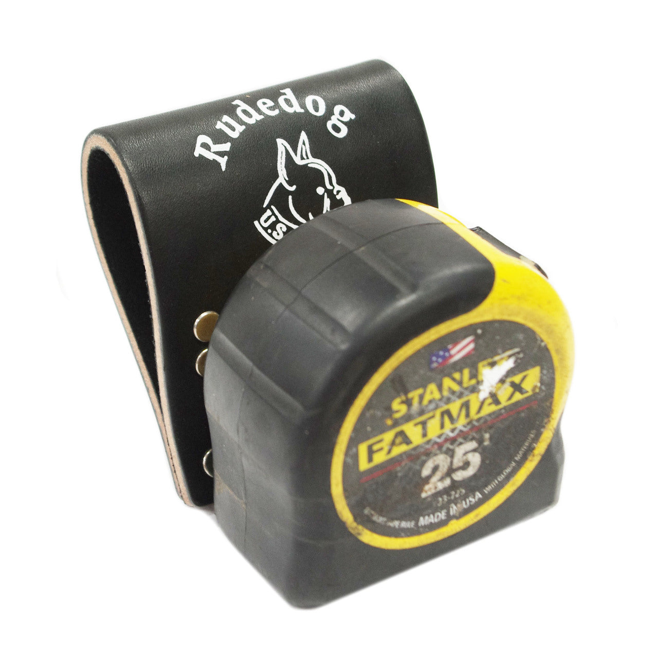 Rudedog US Made Black Leather Impact / Tape Holder (3015)