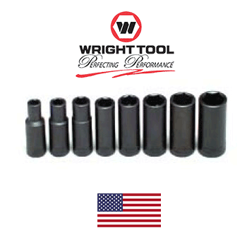 8 Pc. 3/8" Dr. Wright Deep Impact Socket Set 5/16 - 3/4  (314WR)