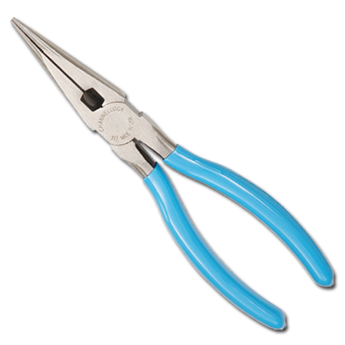 Channellock 7 1/2" Long Nose Pliers with Side Cutter (317)