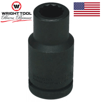1" - 1" Dr. 12 Pt. Deep Impact Socket (8982WR)