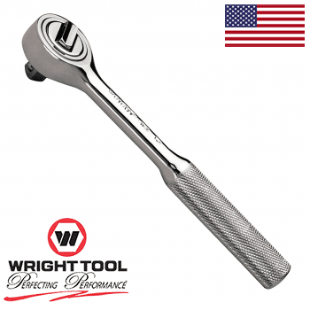 Wright Tool #3426 7" Knurled Grip Ratchet 3/8" Drive (3426WR)