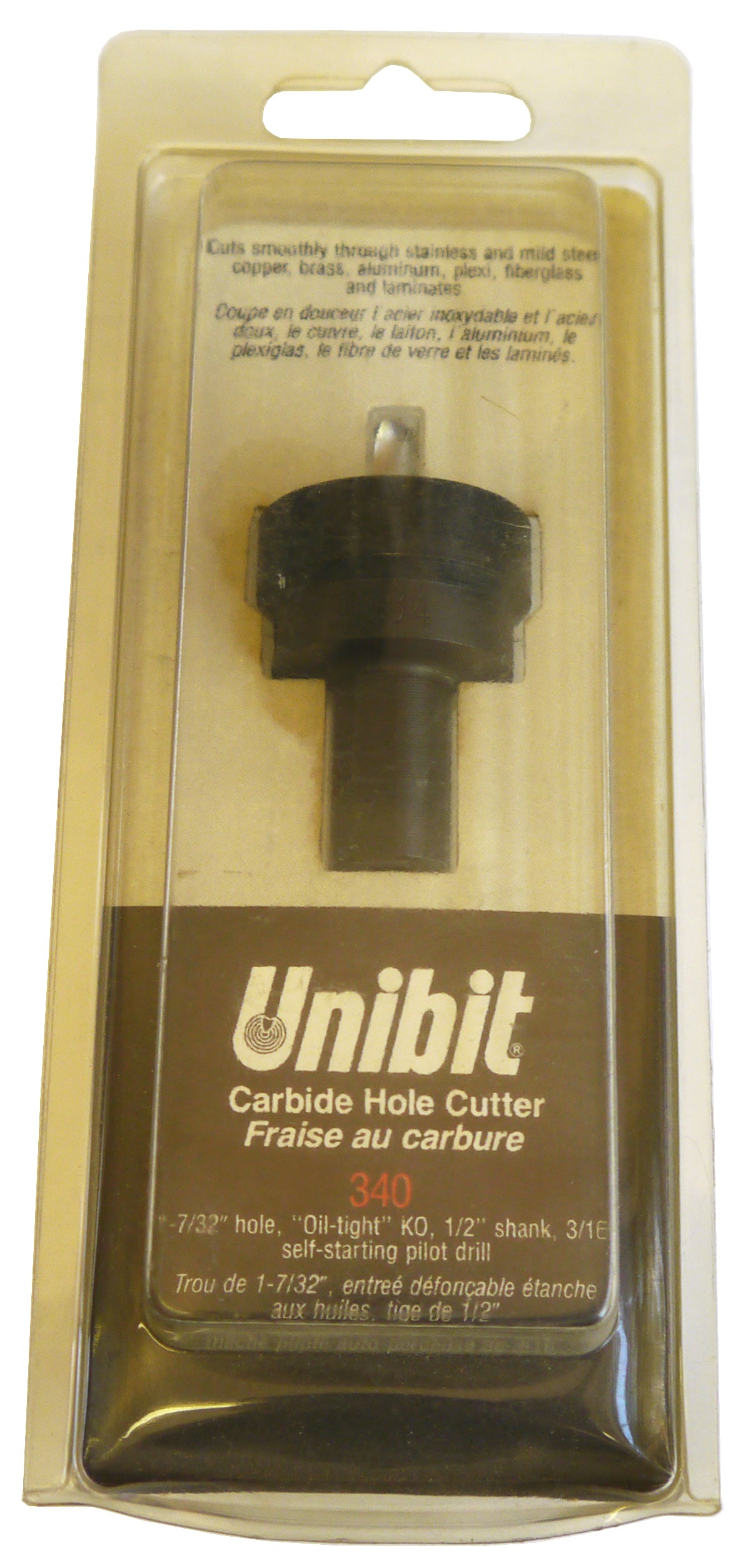 Unibit Carbide Hole Cutter 1 7/32"  (340-U)