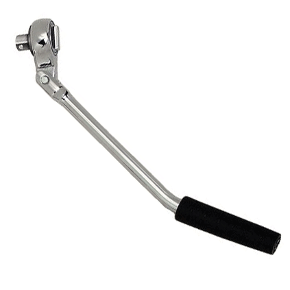 3/8" Drive Wright Tool #3429 11" Bent Flex Head Ratchet (3429WR)