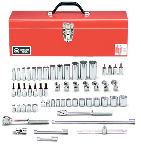 3/8" Drive 57 Piece 12 Point Standard Deep & Flex Socket Set (348WR)