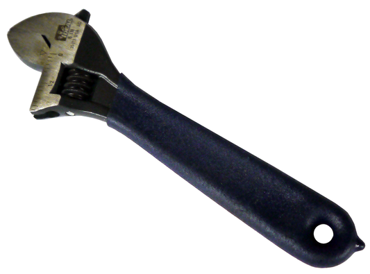 6" Ideal Adjustable Wrench w/ Grips (35-019)