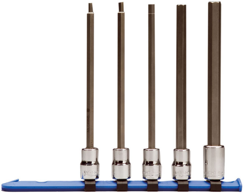 3/8" Drive 5 Piece Metric Hex Bit Socket Set - Long Length (361WR)