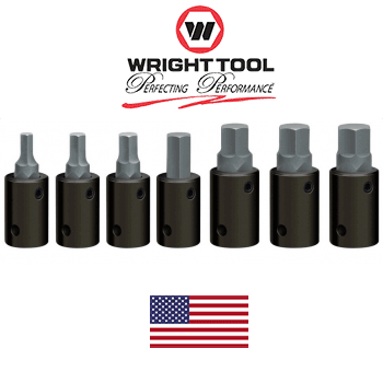 3/8" Drive 7 Piece Impact Hex Bit Socket Set (362WR)