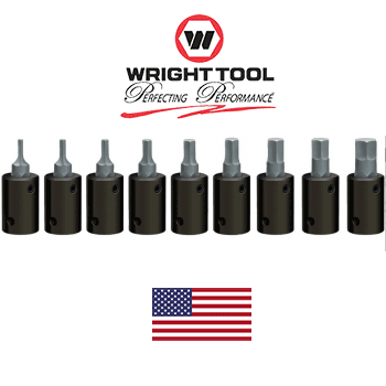3/8" Drive 9 Piece Metric Impact Hex Bit Socket Set (363WR)