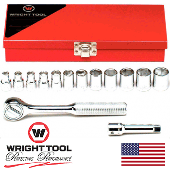 Wright #367 3/8" Drive 14 Piece Metric Socket Set (367WR)