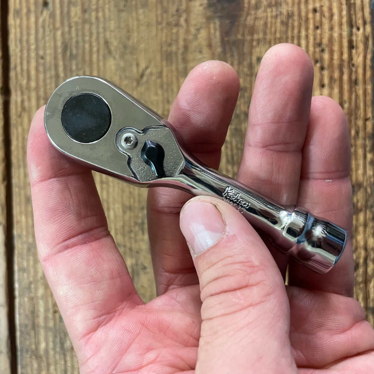 4" Koken 3/8" Drive Z-Series 72 Tooth Stubby Ratchet (3725ZS-72T)
