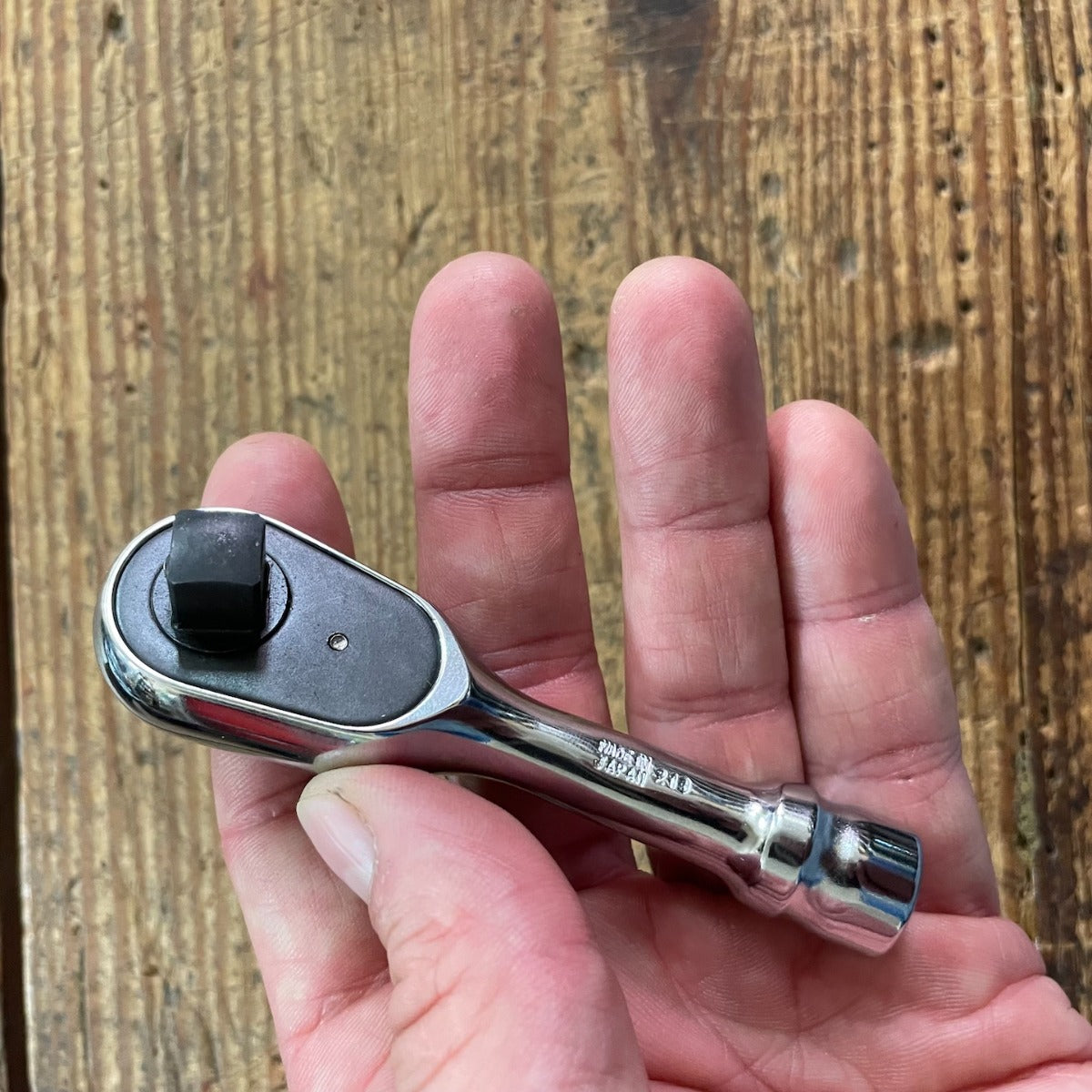 4" Koken 3/8" Drive Z-Series 72 Tooth Stubby Ratchet (3725ZS-72T)