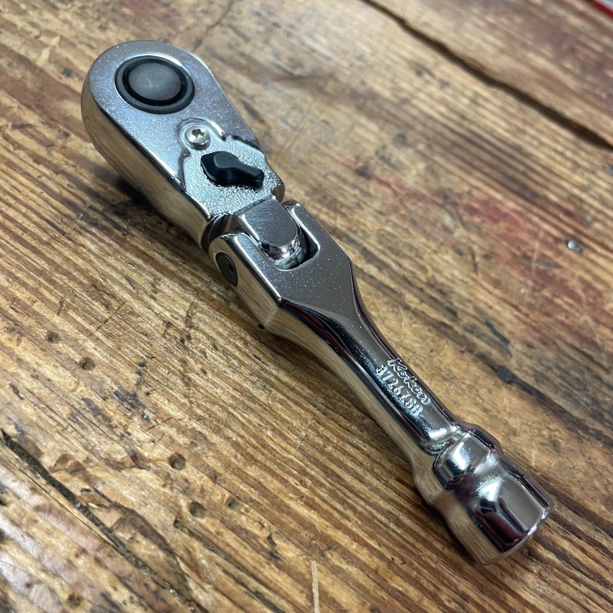 Ko-Ken 3/8" drive Short 72 Tooth Flex Head Z-Series Quick Release Ratchet (3726ZSB)