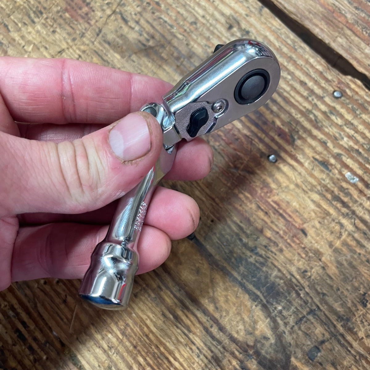 Ko-Ken 3/8" drive Short 72 Tooth Flex Head Z-Series Quick Release Ratchet (3726ZSB)