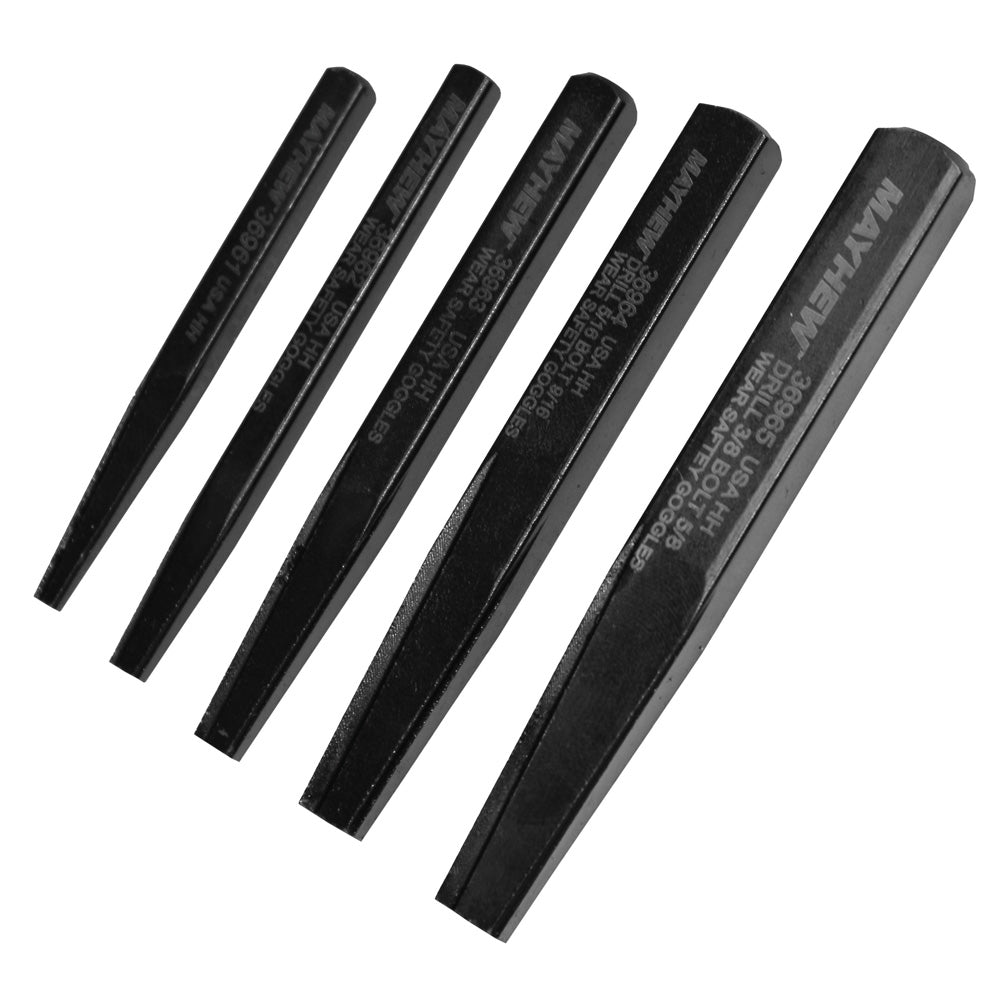Mayhew 5pc Screw Extractor Kit (37332)