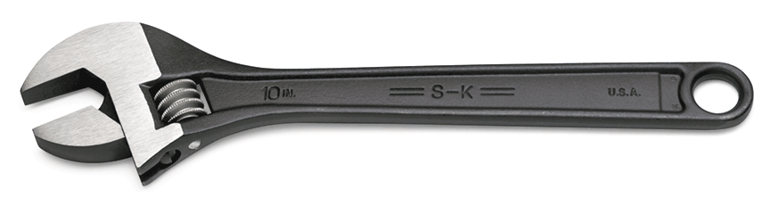 Wrench Adjustable Black Oxide 15" (SK38015)