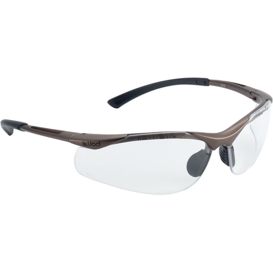 Boll?? CONTOUR II Clear Safety Glasses (40044)