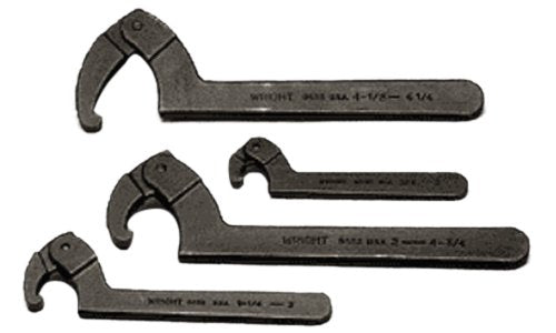 4 Pc. Adjustable Hook Spanner Wrench Set 9630-9633 (9629WR)