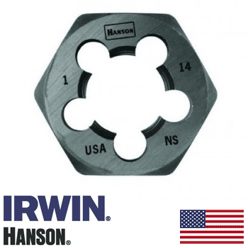 Hanson 7/16" x 14NS Hexagon Die (6539)