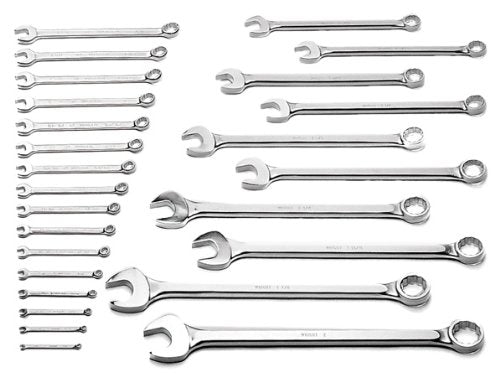 26 Piece 12 Point Combination Wrench Set 1/4"-2" (726WR)