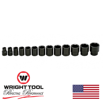 1/2" Drive 13 Piece Impact Socket Set 7/16" - 1-1/4" (415WR)