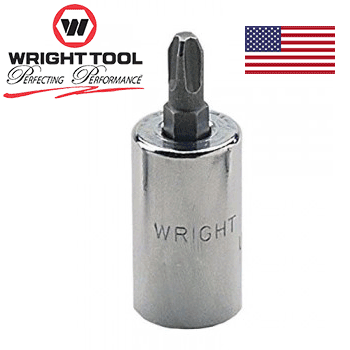 Wright Tool 3265 3/8" Drive Phillips Screwdriver Bit and Socket, #1 (3265WR)