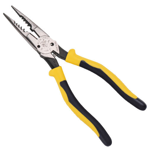 Klein All-Purpose Pliers, Spring Loaded J206-8C