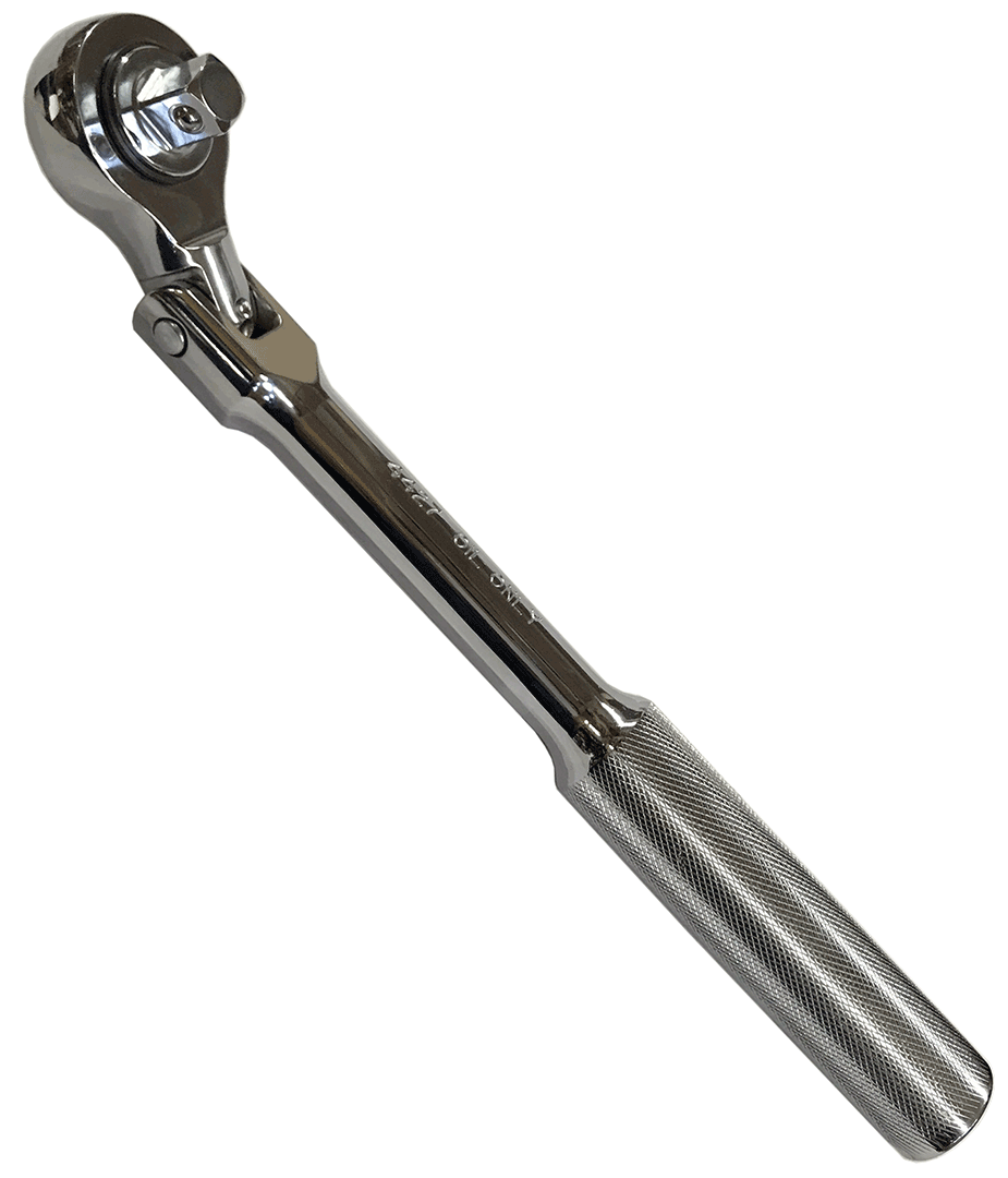 1/2" Drive Flex Head Ratchet (Knurled Grip) 10-5/8" #4427 (4427WR)