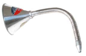 Delphos 1qt Metal Flex-Spout Funnel (3/4" x 14") (495)