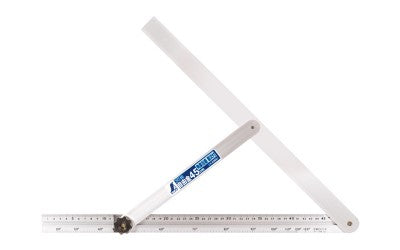 Shinwa Aluminum Sliding Bevel with Angle Scale, 45cm (62661)