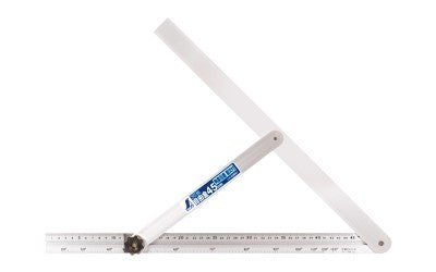 SHINWA Aluminum Sliding Bevel with Angle Scale (45cm) (62661) (62582)