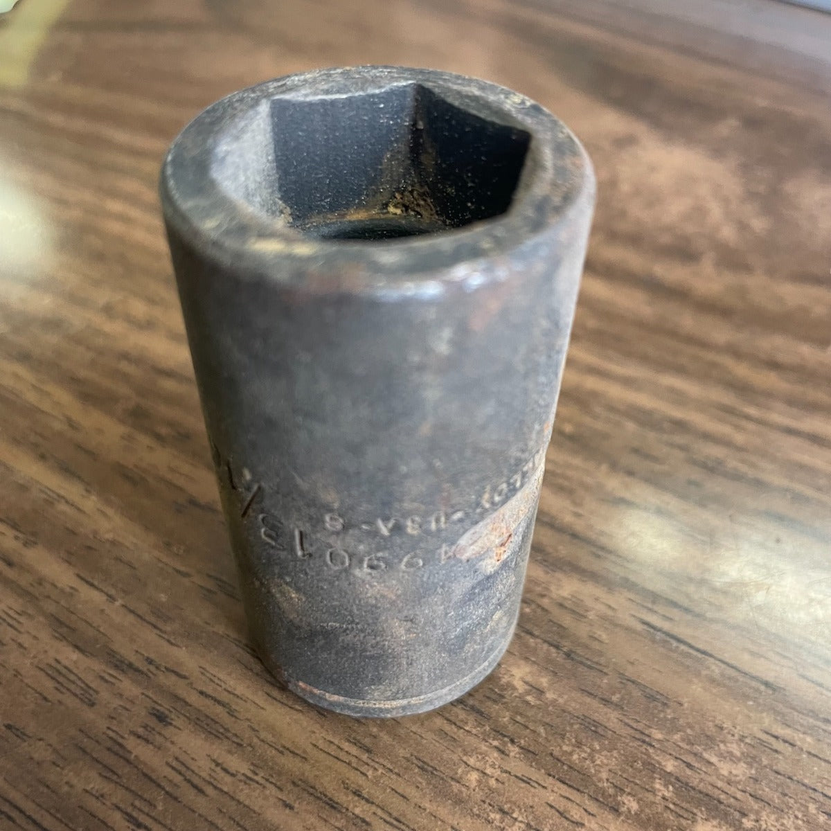 NOS Wright (2nd) 1/2" Drive Flip Socket 13/16" x 3/4" (4990-2ND)