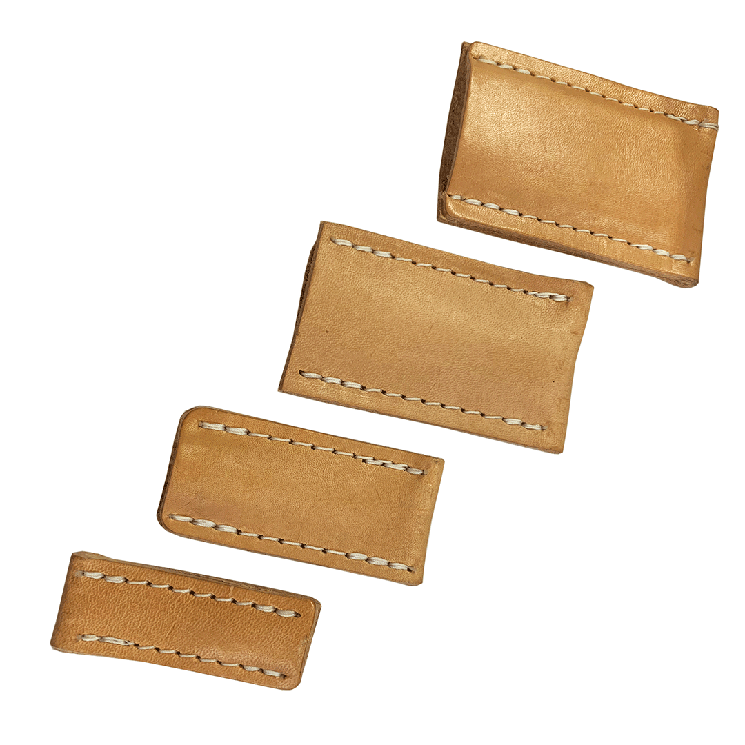 4 Piece USA Leather Chisel Protector Set (1/4