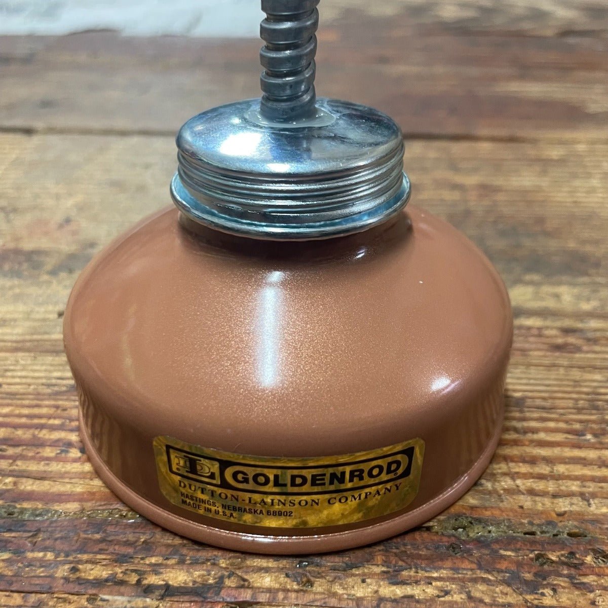 6 oz. Dutton-Lainson Goldenrod 7" Flexible Spout Oil Can (506)