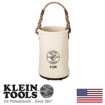 Klein Canvas Plastic Bottom Bucket (5106)
