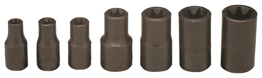 7 Pc. Torx Bit Set E6 - E16 - Skinpacked on Bar (9297WR)