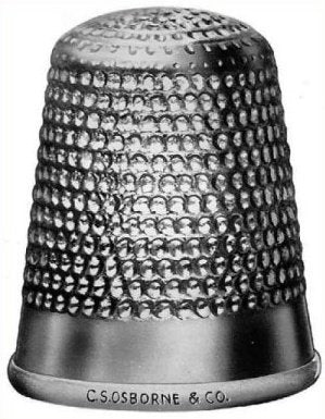 C.S. Osborne Closed End #11 Thimble 3/4" (511-11)