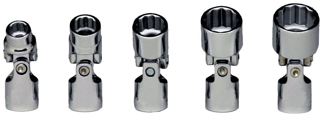 Wright Tool 207 1/4" Drive 12 Point Standard Flex Socket Set 1/4" - 1/2" (5-Piece) (207WR)