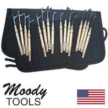Moody #57-0122 16 pc Metric & Standard Micro Wrench Set (57-0122)