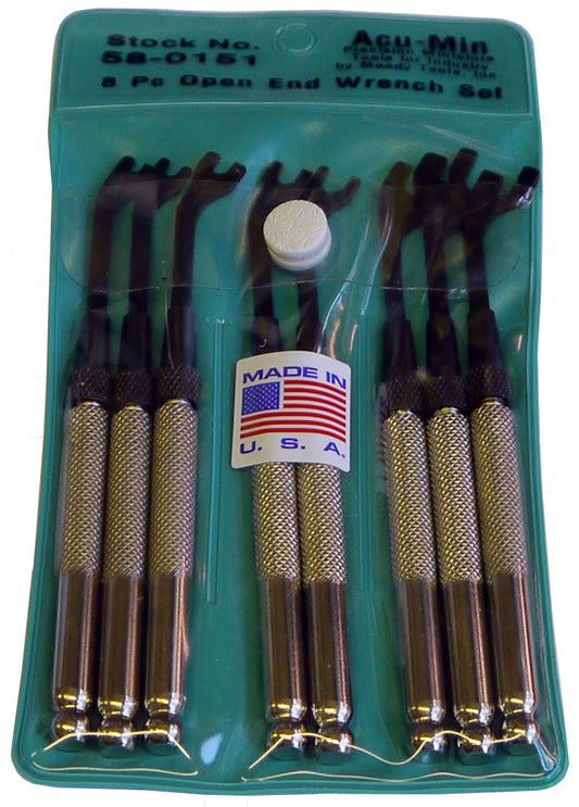 Moody 8pc Fractional Open-End Wrench Set (58-0151)