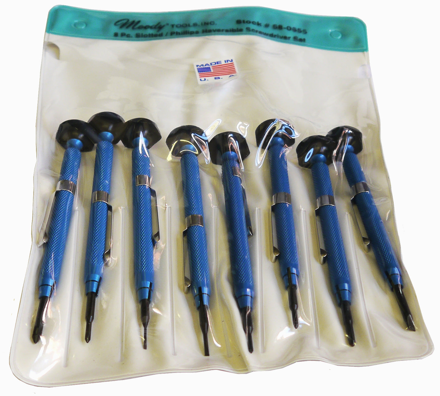 Moody 8pc Reversible Screwdriver Set (58-0655)