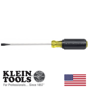 3/16" Cabinet-Tip Screwdriver 4" Round-Shank (601-4)