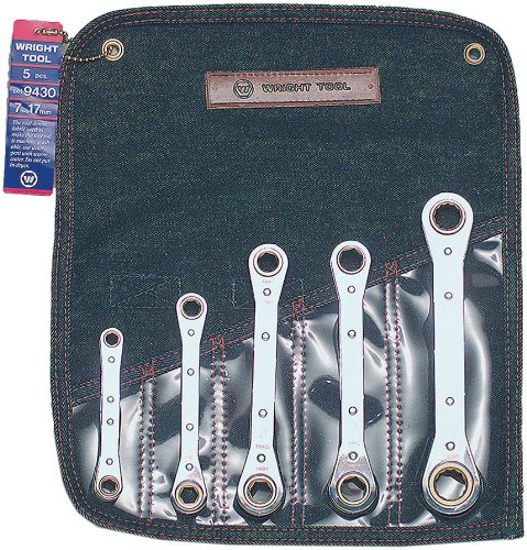5 Pc. Metric Ratcheting Box Wrench Set 7mm - 17mm (9430WR)