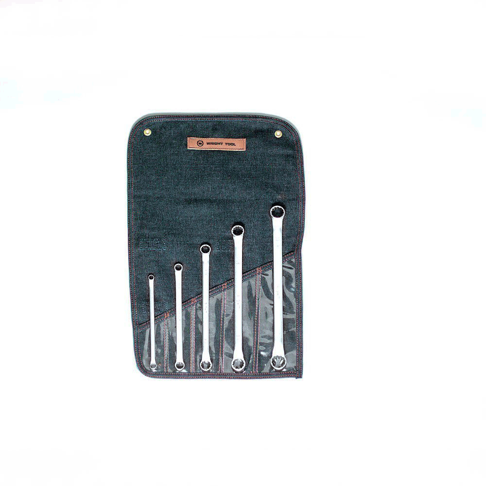5 Piece Satin Finish Box End Wrench Set 5/16" - 7/8" (747WR)