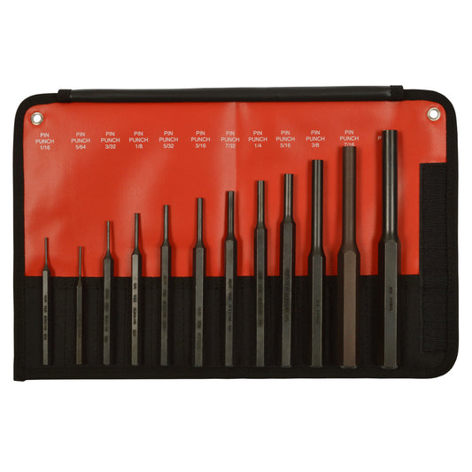 Mayhew 12-Piece Pin Punch Kit (Inch) (62078)