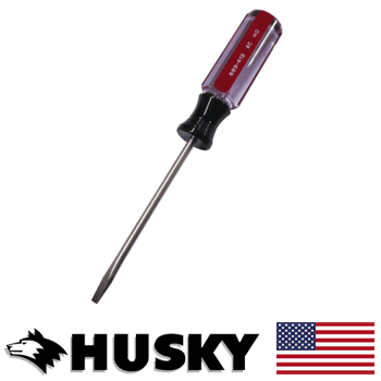 3/16" x 4" Slotted Husky USA Screwdriver (689-412)