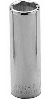 8mm 1/4" Dr. 6 Pt. Deep Metric Socket (25-08MMWR)