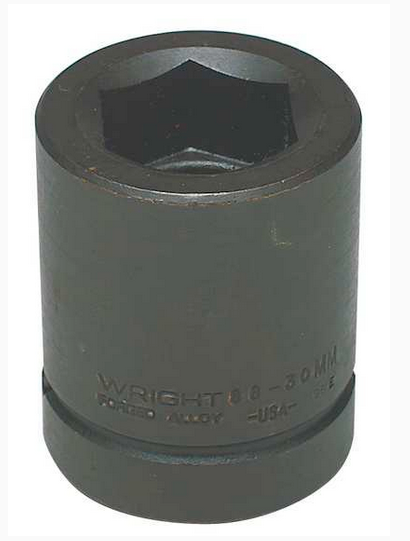 100mm 1" Dr. 6 Pt. Std. Metric Impact Socket (88-100MMWR)